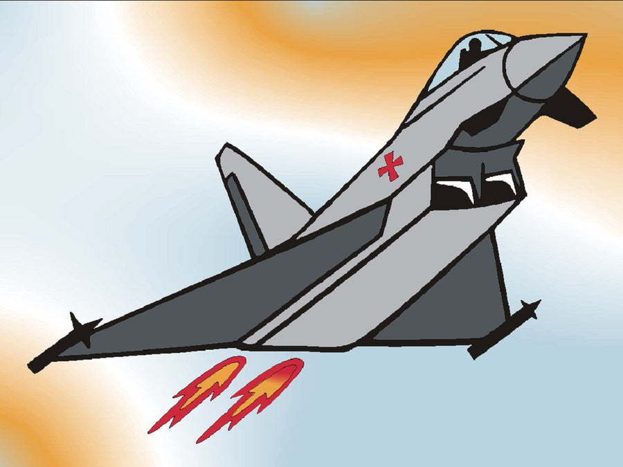 Sandbilder Motiv - Jet / Flugzeug