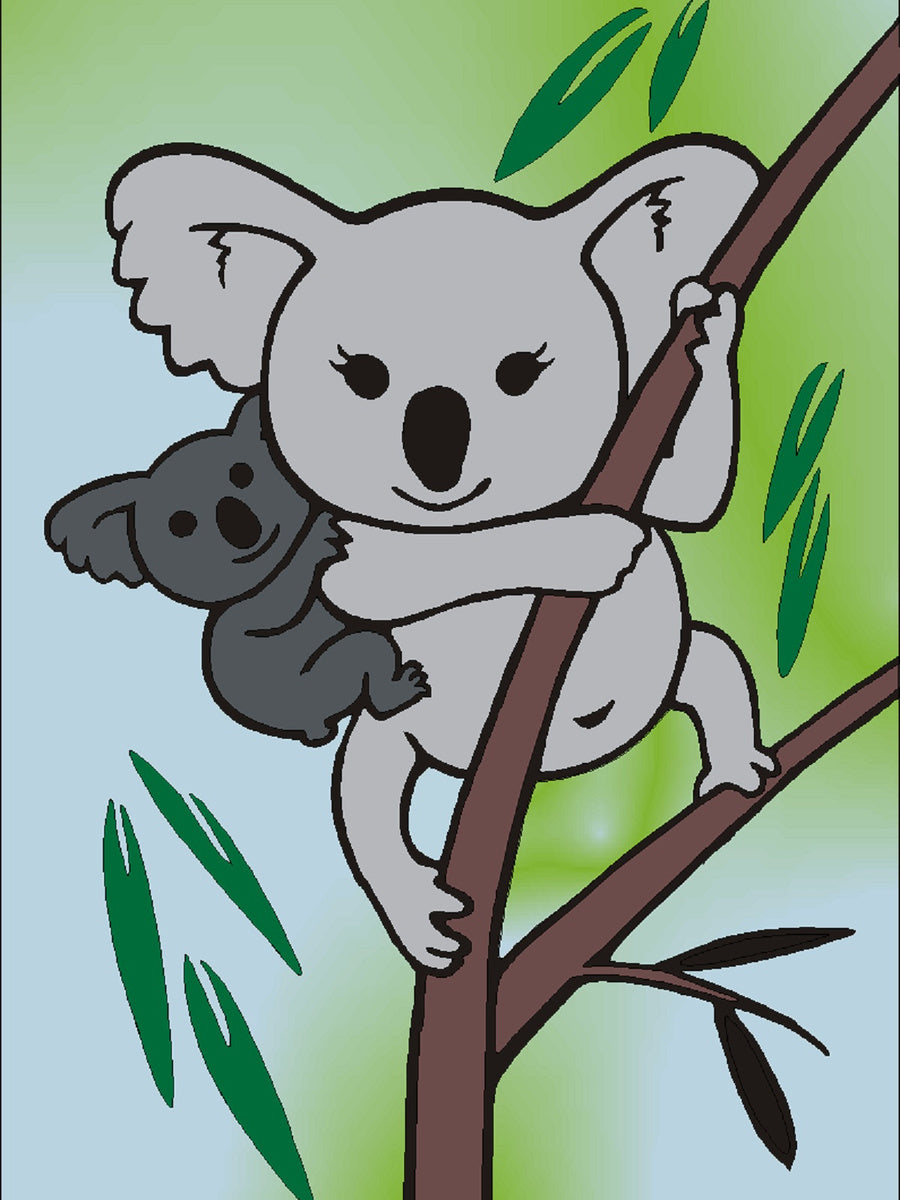 Sandbilder Motiv - Koalas
