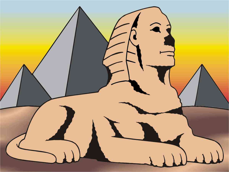 Sandbilder Motiv - Sphinx / Ägypten