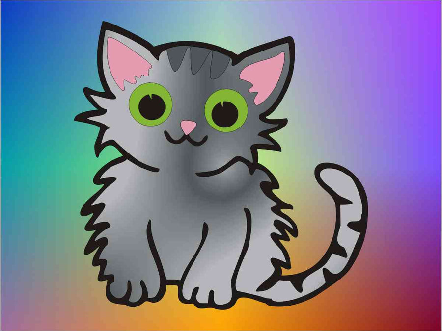 Sandbilder Motiv - Baby Katze