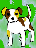 Sand Art Motif - Jack Russell / Dog