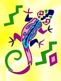 Sand Art Motif - Lizard