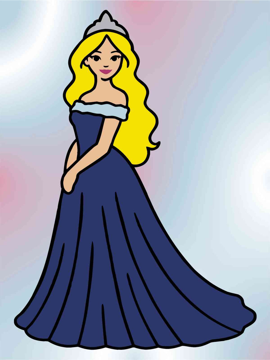 Sandbilder Motiv - Prinzessin im Ballkleid