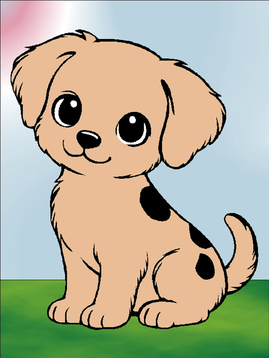 Sandbilder Motiv - Baby Hund
