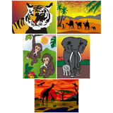 Adhesive Foil Sand Art Set: Africa 2