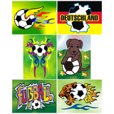 Adhesive Film Sand Pictures Theme Set: Soccer