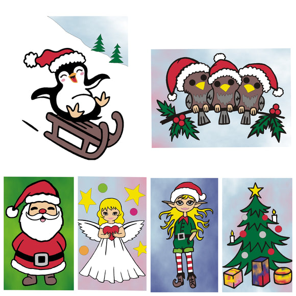 Sandbilder Themen-Set: Weihnachten 3