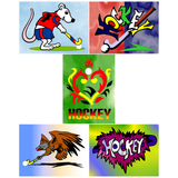 Sticky Sand Art Themes Set: Hockey