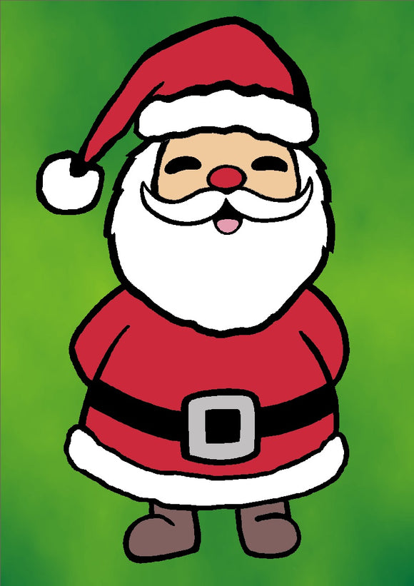 Sandbilder Motiv -  Großer Weihnachtsmann / Weihnachten