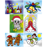 Sticker Foil Sand Art Theme Set: Christmas 1