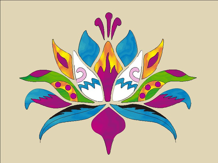Sandbilder Motiv - Lotus / Blume