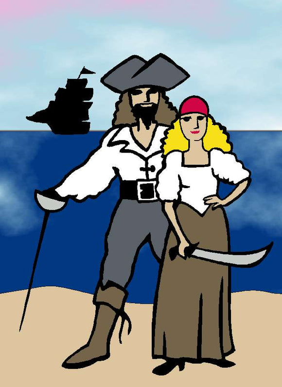 Piraten Paar